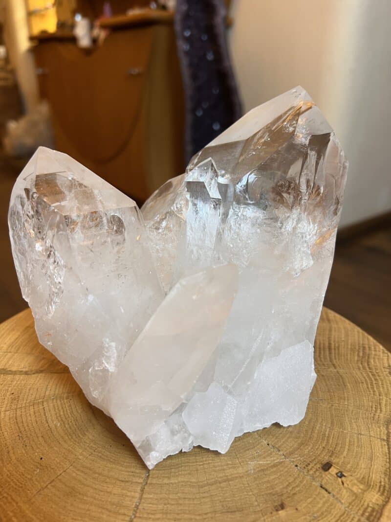 Lemurijský Křišťál drúza velká 2,6kg