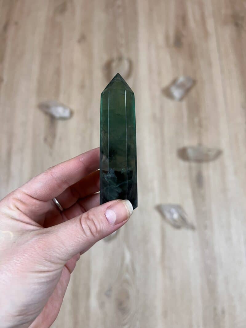 Fluorit obelisk - 9cm