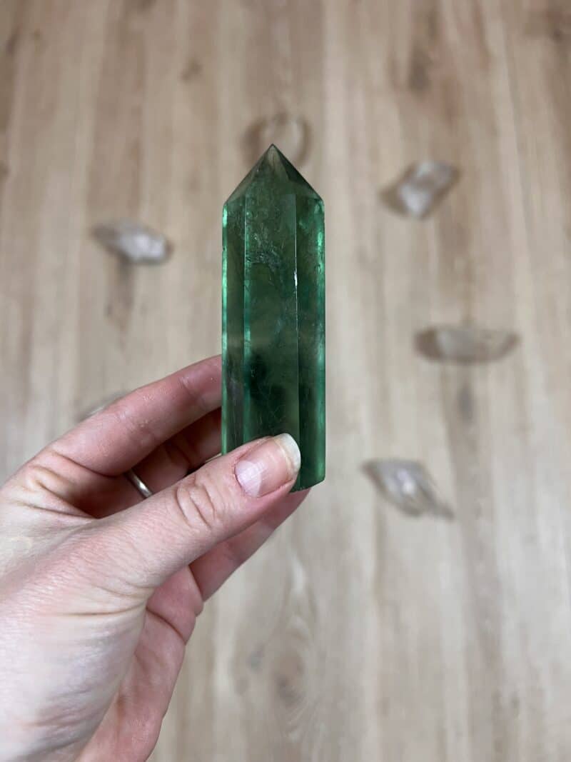 Fluorit obelisk - 9cm