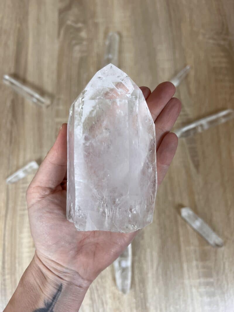 Lemurijský Křišťál Brazílie 11cm - špice