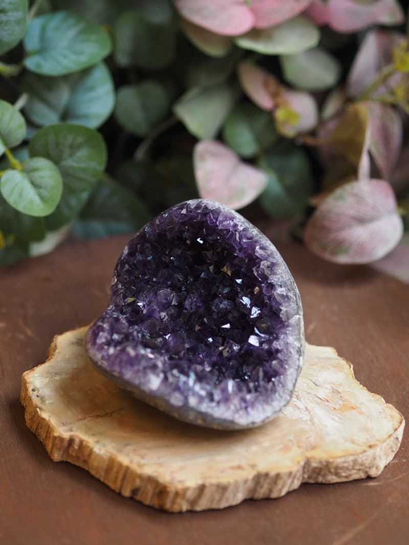 31 Ametyst Uruguay druza