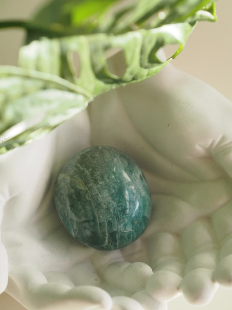 1 Amazonit oval lesteny