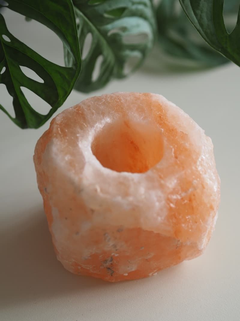 Solný svícen na čajovou svíčku