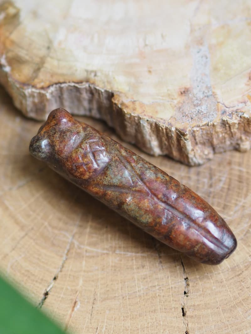 21 Cikada Nefrit artefakt