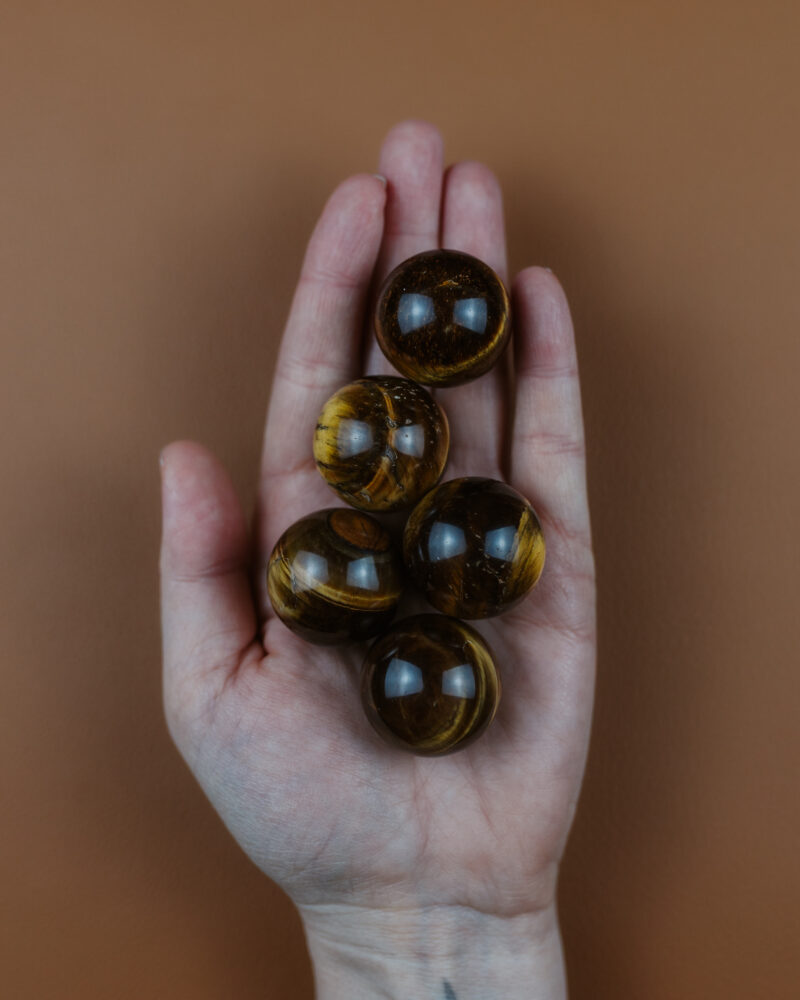 Tygří oko kulička cca 30 g