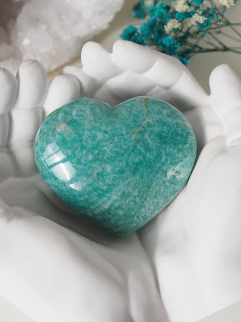 1 Amazonit srdce hmatka
