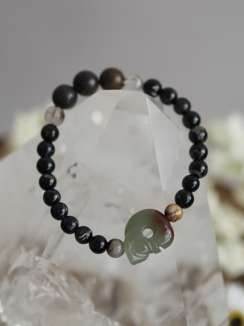 107 Draci naramek z mineralu